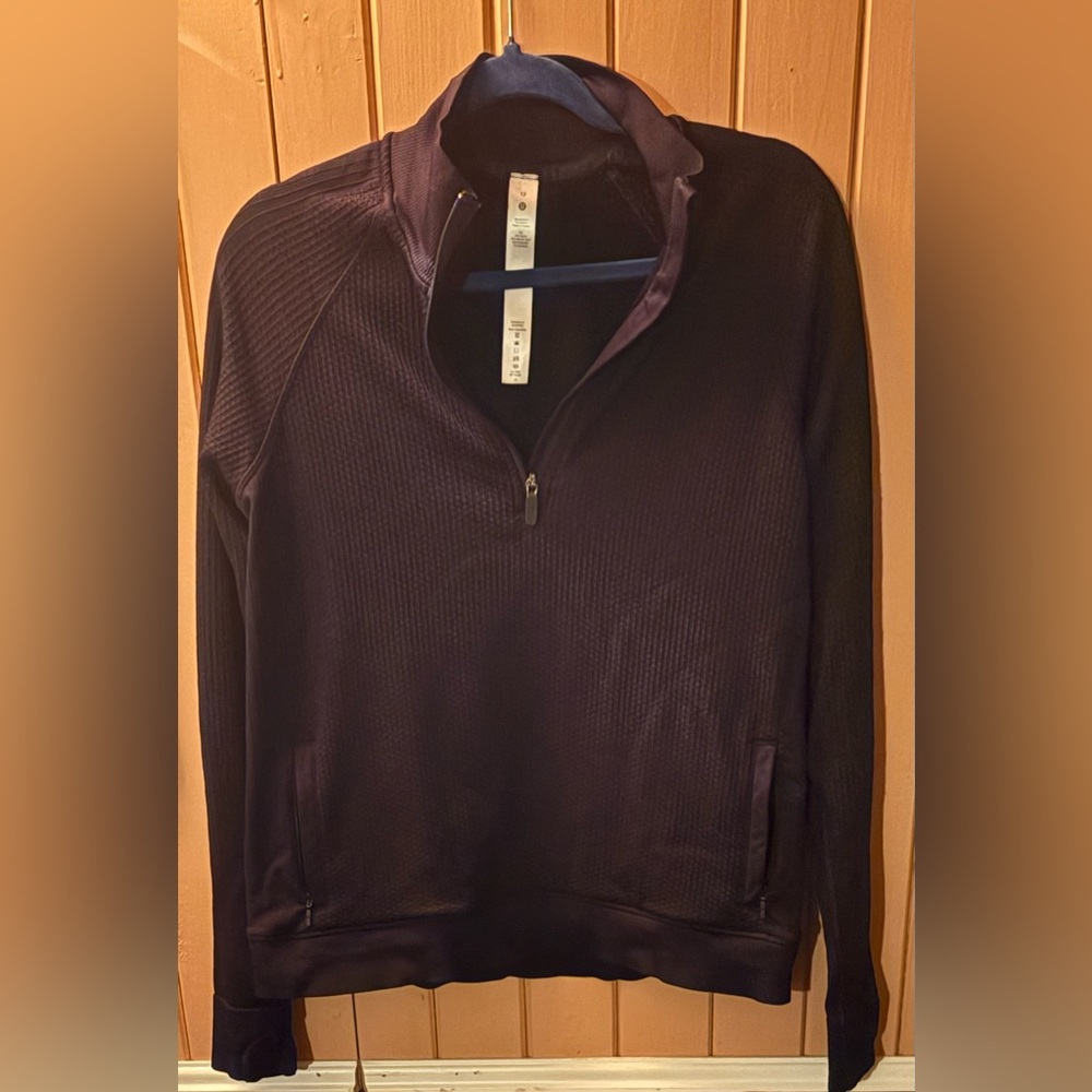 Lululemon Engineered Warmth Half-Zip Black Size 12